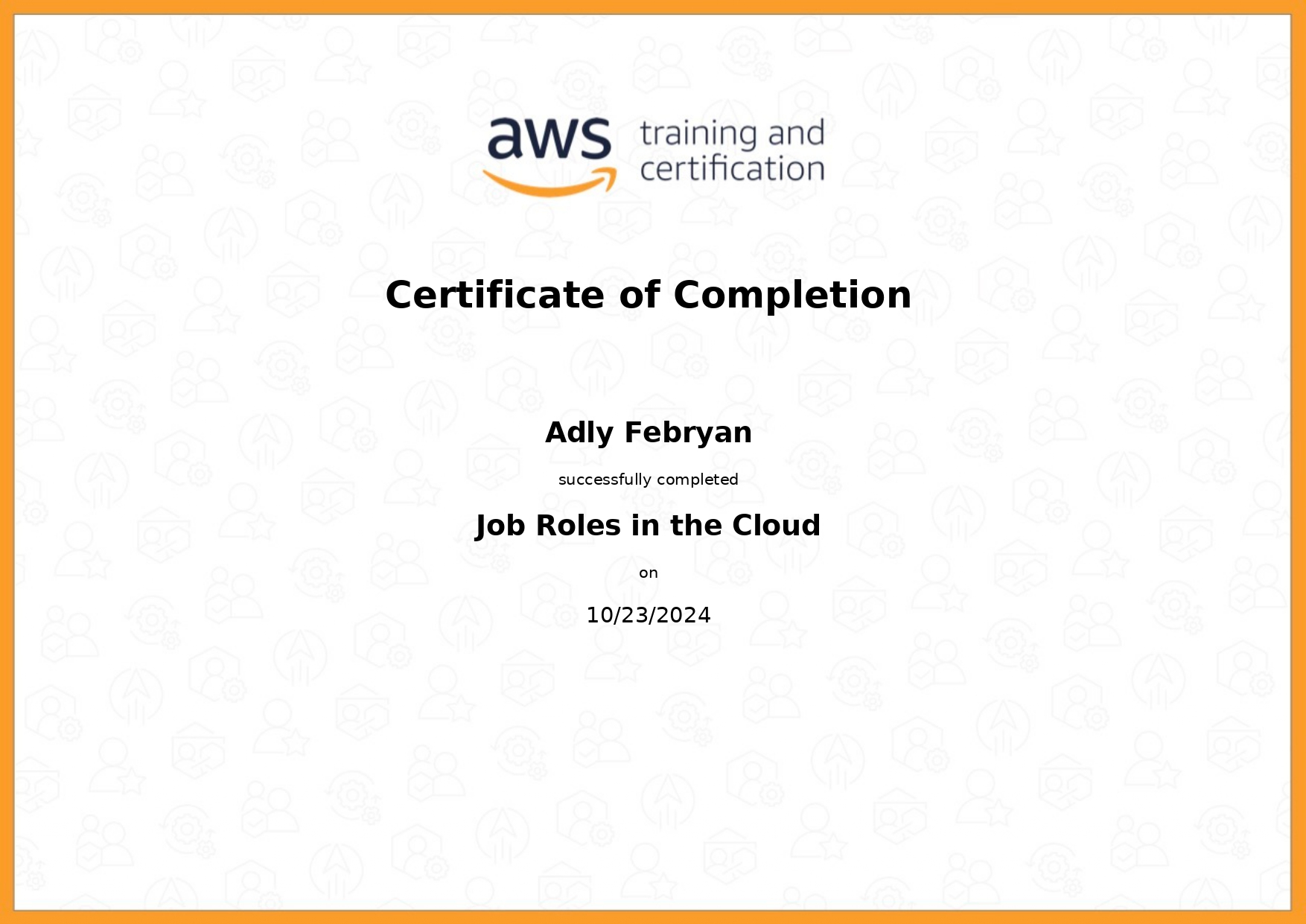 Job Roles in the Cloud